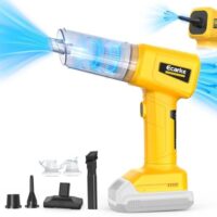 Cordless Mini Handheld Vacuum Cleaner for DeWalt 20V Battery, 23KPa Handheld Electric Power Vacuum Cleaner, Portable for Hardwood Floor Carpet Pet Hair Car Office(No Battery)