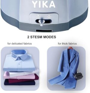 YIKA Steamer for Clothes, 2 Modes Steam Iron Garment & Fabric Wrinkle Remover, 30-Second Fast Heat Up, 300ml Detachable Water Tank, 25 Minutes Continuous Steam for Home, Office and Travel - Image 4