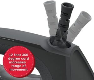 SINGER SteamCraft Plus 2.0 Steam Iron (1800W) | Steamer with Stainless Steel Plate, OnPoint Precision Tip, Vertical Steam, Auto Shutoff & 300ml Tank Capacity - Black - Image 7