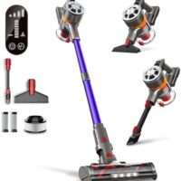 Belife S11 Cordless Vacuum Cleaner, 500W/45Kpa 50Mins Runtime Vacuum Cleaner for Home, Stick Vacuum with Charging Dock Station, Anti-Tangle Lightweight Vacuum for Pet Hair, Carpet, Hardwood Floor