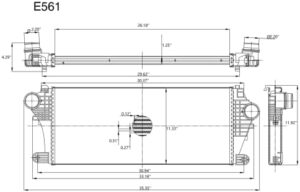 JSD E561 Intercooler/Turbo Charge Air Cooler For Malibu 1.5L 2.0L 2016 2017 Ref# 23336319 Without Sensor Spot - Image 2
