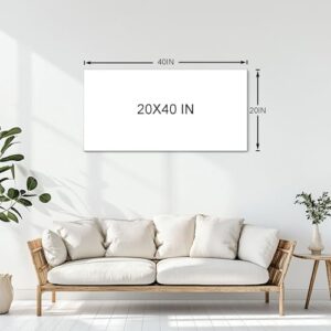 YDYSUNE Abstract Canvas Wall Art, Modern Wall Decor Painting, Brown Room Decorations, Orange Wall Art for Living Room, Bedroom, Office Artwork Wall Decor 20×40IN - Image 8