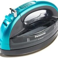 Panasonic Teal 360 Freestyle Cordless Iron NI-WL607 - Portable Steamer for Clothes with Ceramic Charging Base, Vertical Steam Irons, Compact Heavy Duty Press Ironing Machine, 2000 Watts