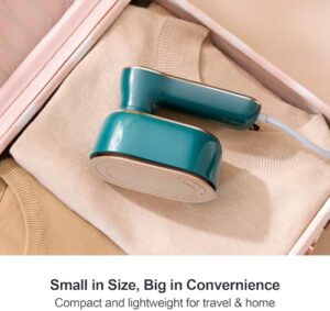 Travel Steamer for Clothes -1000W Small Steam Irons Foldable for Wrinkle Removal, Compact & Light Weight, Portable Mini Steamer for Clothes Travel College Dorm Office Home Garment Steamer for Clothes - Image 8