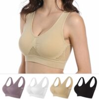 GYQMBT Breathable Cool Liftup Air Bras,2024 New Breathable Sports Bras for Women Plus Size,Comfortable Sports Bra
