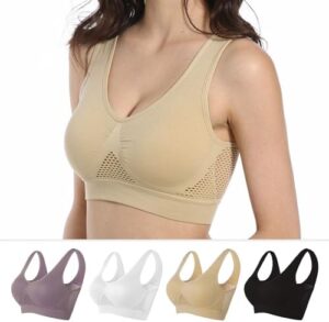 GYQMBT Breathable Cool Liftup Air Bras,2024 New Breathable Sports Bras for Women Plus Size,Comfortable Sports Bra