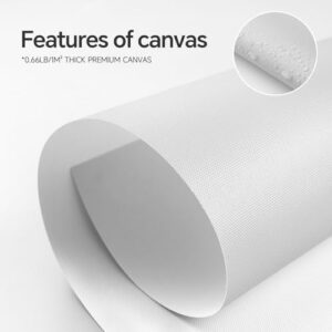 Framed Large Boho Black and White Abstract Wall Art for Living Room Hallway Office, Set of 3 Piece Modern Neutral Minimalist Canvas Paintings Wall Decor Art Prints Pictures 24x36 Inch - Image 6