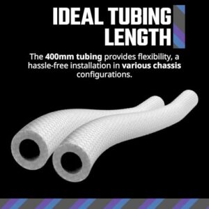 Cooler Master 360 Core II White AIO CPU Liquid Cooler, R9|U9|i9, Dual Chamber G9R Pump, Infinity Mirror aRGB, 400mm Tubing, 360mm Radiator, 120mm PWM Fan, AMD Ryzen AM5|4, Intel LGA 1851|1700 Platform - Image 8