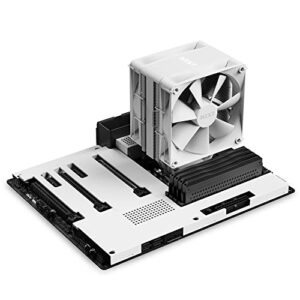 NZXT T120 CPU Air Cooler - RC-TN120-W1 - Conductive Copper Pipes - Fluid Dynamic Bearings - AMD and Intel Compatibility - White - Image 7
