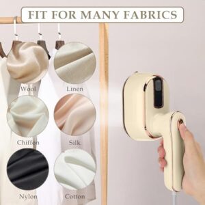 Travel Steamer for Clothes Portable Mini - 1000W Steamer and Iron 2 In 1, Rotary Handheld | 360° Ironing | 10S Preheating | Constant 302°F, Steamers for Clothes Travel Size College Dorm Home Essential - Image 6