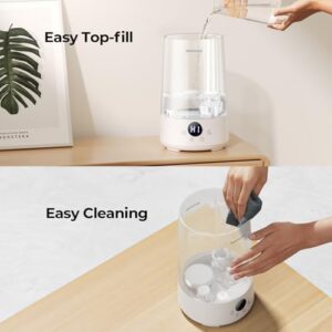 Homvana 3.6L Cool Mist Humidifiers for Bedroom, Large Room, House, Office, Living Room, 34H Top Fill, Aroma, Essential Oil Diffuser for Home, Portable Mini Air Humidifier for Hotel Scent (Transparent) - Image 6