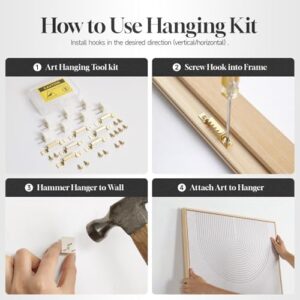 Large Framed Black and White Neutral Abstract Wall Art for Living Room, 3 Piece Canvas Prints Paintings Artwork for Walls, Modern Minimalist Abstract Pictures for Hallway Office Wall Decor 24x36 In - Image 7