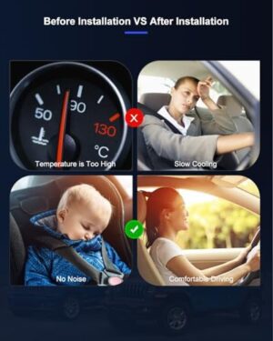 ECCPP A/C Compressor with Clutch 2012-2018 Fit for Toyota Yaris 1.5L AC Compressor Strong Cooling - Image 3