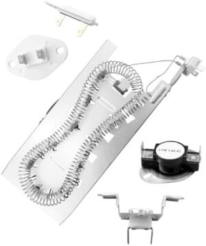 MED7230HW0 Dryer Heating Element Kit Compatible With Maytag Whirlpool MED5630HC1 MED5630HC2 MED5630HC0 MED5630HW1 MED5630HW0 MED5630HW2 MED3500FW1 MEDB765FW0 MEDB835DW4 MEDB855DC4 MEDB855DW4