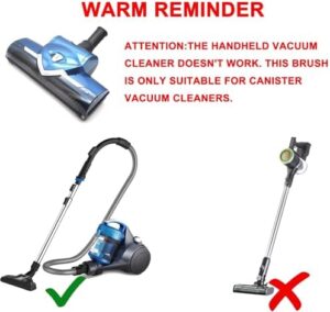 EZ SPARES1 1/4 inch 32mm Universal Vacuum Cleaner Floor Brush Head,Universal Vacuum Cleaner Brush,Replacement for Most Vacuum,Hoover Eureka Royal, Rainbow Kenmore,Shop vac,Christmas Newyear Gift - Image 5