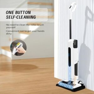 SWEEPBIRD C2 Cordless Wet Dry Vacuum Cleaner, Mop Vacuum Combo Cleaner for Hard Floor & Carpet, Self-Cleaning, Long Runtime, Lightweight, Great for Sticky Messes and Pet Hair - Image 6