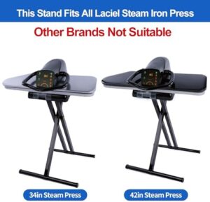 Steam Press Stand, Height Adjustable Stand Suitable for 34“/ 38“/ 42” Steam Iron Press - Only Use LACIEL Steam Iron Press, Not Suitable for Other Brands - Image 4