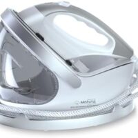 Professional Steam Station 1400W Portable Steam Iron for Clothes 25s Fast Heating with 1.1L Water Tank, Three Level Adjustable Temperature, Anti-Drip, Self-Cleaning for All Fabrics