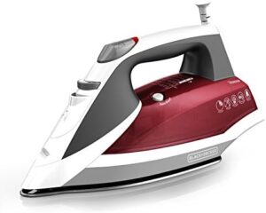 Black+Decker IR2050 Textile Iron, Standard, Red