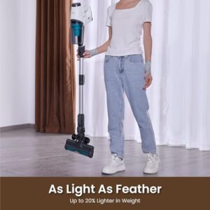 Gevi Cordless Stick Vacuum Cleaner, Vacuum Cleaners for Home with Crevice Tool and Dust Brush, Ultra Lightweight, Up to 45mins Battery Runtime, Quick Clean-Up for Hard Floors, Carpets and Upholstery - Image 4