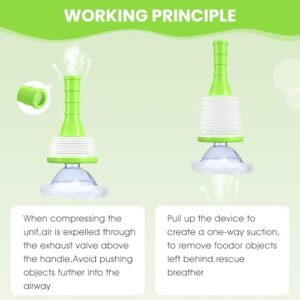 Choking Rescue Device for Kids and Adults, Anti Choking Device, Portable Airway Suction Device (Vacuum Power Body Fluid Suction Apparatus Device) - Image 2
