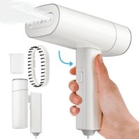 Steamer for Clothes, Portable Travel Handheld Garment Steamer, 1200W Clothing Wrinkle Remover, 25s Fast Heating, 150ml Water Tank, Small Size Flodable Steam Iron for Travel, Dorm and Home (120V Only)