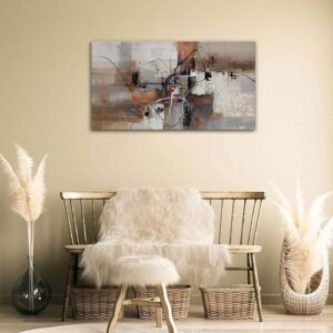 YDYSUNE Abstract Canvas Wall Art, Modern Wall Decor Painting, Brown Room Decorations, Orange Wall Art for Living Room, Bedroom, Office Artwork Wall Decor 20×40IN - Image 6