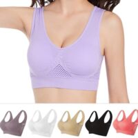 GYQMBT Breathable Cool Liftup Air Bras,2024 New Breathable Sports Bras for Women Plus Size,Comfortable Sports Bra