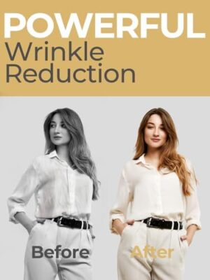 Portable Travel Steamer, 1200W Handheld Fabric Steamer for Clothes, 4 Modes with LCD Display, Powerful Wrinkle Remover for Home & Travel, 150ml Water Tank, 10S Fast Heat-Up, 180° Swivel Handle, White - Image 8