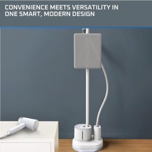 Rowenta Steamer for Clothes with Ironing Board, Home Steam, Stainless Steel Full Size Steamer, 47.33oz Water tank, Hanger rack for Clothes, Compact, 1800 Watts, White IS3250 - Image 2