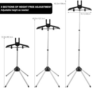 Steamer Stand for Clothes,Steamer Stand,steam Iron Stand,Garment Hanger for Steaming Clothes,Handheld Garment Steamer Rack,Garment Stand for Steaming Clothes,Steamer for Clothes with Stand - Image 2