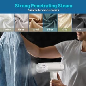 Steamer for Clothes, Portable Travel Handheld Garment Steamer, 1200W Clothing Wrinkle Remover, 25s Fast Heating, 150ml Water Tank, Small Size Flodable Steam Iron for Travel, Dorm and Home (120V Only) - Image 5