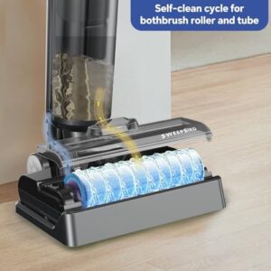 SWEEPBIRD C1 Wet Dry Vacuum Cleaner Cordless, Hardwood Floors Cleaner for Multi-Surface Cleaning with Smart Control & Self-Cleaning System, for Hardwood Tile Floor & Carpet - Image 5