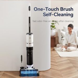 W10 16KPA Cordless Wet Dry Vacuum Cleaner with Self Cleaning, Vacuum and Mop, Long Runtime Wet Dry Vacuum Mop All in One with Edge to Edge Cleaning for Hard Floor, Carpets, 8.8 lbs - Image 7