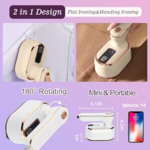 1000w Portable Mini Travel Steamer for Clothes: hand held steamer travel size handheld mini steam iron for clothing dress shirt plancha a de vapor para ropa portatil small compact ironing machine - Image 2