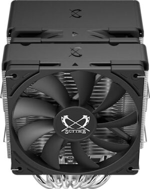 Scythe Fuma 3 CPU Air Cooler, Intel LGA1700, LGA1151, AMD AM5/Ryzen 120mm, Dual Tower, Black Top Cover - Image 2