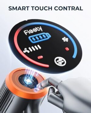 Cordless Vacuum Cleaner, 450W/40KPA 55 Mins Stick Vacuum Cleaner with LED Touch Display, Lightweight Handheld Vacuum Cleaners for Home, Carpet, Pet Hair and Hardwood Floors - Image 4