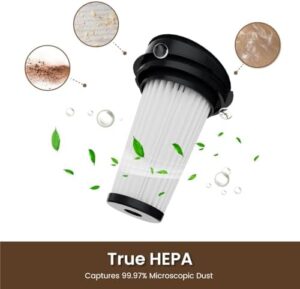 Gevi Cordless Stick Vacuum Cleaner, Vacuum Cleaners for Home with Crevice Tool and Dust Brush, Ultra Lightweight, Up to 45mins Battery Runtime, Quick Clean-Up for Hard Floors, Carpets and Upholstery - Image 6