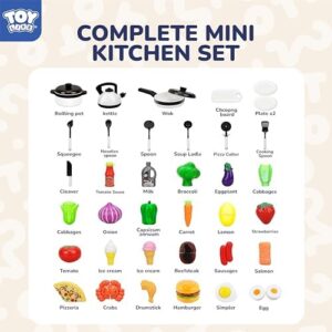 STEAM Life Kids Play Kitchen Accessories, Play Food Sets for Kids Kitchen, Kids Pots and Pans Set, Kitchen Toys, Toy Kitchen Accessories, Toy Kitchen Sets, Kids Kitchen Accessories, Cooking Set Kids - Image 3