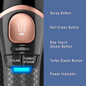 Conair GlideLite Professional Iron, Steam Iron for Clothes, Simple One-Temp Technology, Friction-Free Easy Glide Soleplate - Image 6