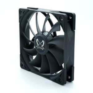 Kaze Flex 120 High Air Flow PC Case Fan, Fluid Dynamic Bearing,120mm x 25mm (3-Pack, PWN 4-pin, 1500RPM) - Image 4