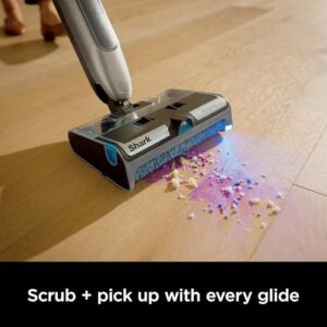 Shark HydroDuo with Dirt-Reveal Technology, Cordless, Everyday Hard Floor Cleaning System, Wet & Dry Debris Pickup, Mops & Scrubs All at Once, Hardwood, Tile, Laminate & Stone, Stone Metallic, WW201 - Image 2