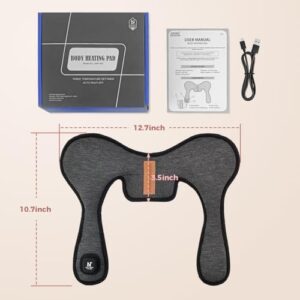 Heated Neck Wrap Cordless, Electric Heating Pad for Neck & Shoulder Pain Relief, Portable Heating Pad Mini for Relief of Sore Muscles, Gifts for Men & Women (Grey) - Image 7