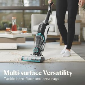Bissell CrossWave Cordless Max Vacuum Mop All in One Wet and Dry Vac Combo Hard Floor Cleaner and Area Rugs, Cordless Mop, Pack-in Formulas Included, 2554A - Image 4