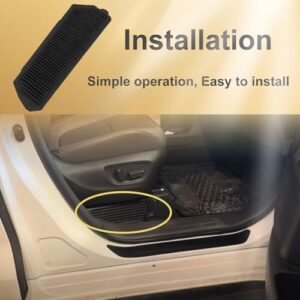 Pair HV Battery Cooling Air Intake Filter Screen, HV Battery Filter Compatible with Toyota Sienna LE Limited XLE XSE 2.5L 2021 2022 2023 Replace#: G92DH-45010 - Image 5