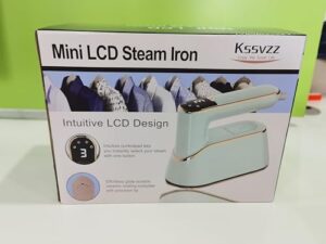 Portable Travel Steamer Iron for Clothes with LCD Display - 4 Mode Handheld Mini Clothing Steam Iron, 1200W Small Garment Steamer, Hand Held Fabric Steamer for Home, Dorm, Travel (120V ONLY)(White) - Image 9