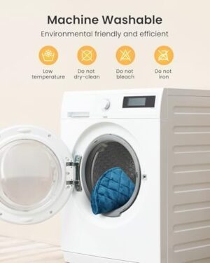 Weighted Heating Pad for Neck and Shoulders and Back, 2.5lb Electric Heat Pad for Pain Relief, Shoulder Heating Pad with 5 Heat Settings, 4 Timer Settings, Valentine's Day Gifts, UL, CE Certification - Image 7