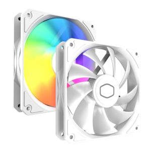 Cooler Master 360 Core II White AIO CPU Liquid Cooler, R9|U9|i9, Dual Chamber G9R Pump, Infinity Mirror aRGB, 400mm Tubing, 360mm Radiator, 120mm PWM Fan, AMD Ryzen AM5|4, Intel LGA 1851|1700 Platform - Image 14