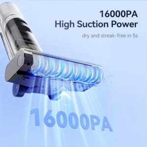 W10 16KPA Cordless Wet Dry Vacuum Cleaner with Self Cleaning, Vacuum and Mop, Long Runtime Wet Dry Vacuum Mop All in One with Edge to Edge Cleaning for Hard Floor, Carpets, 8.8 lbs - Image 2