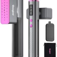 Travel Steamer for Clothes - Dual Voltage 100V-240V Handheld Steamer & Iron 2 in 1, LED Display, 15s Heat Up, 150ml Large Water Tank, Travel Size Perfect for Global & Europe Travel